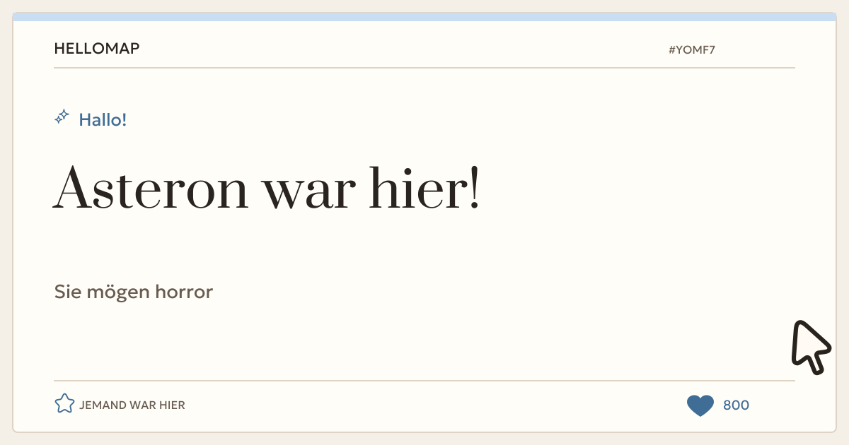 Asteron · HelloMap